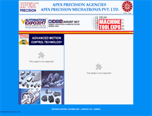 Tablet Screenshot of apexprecision.co.in
